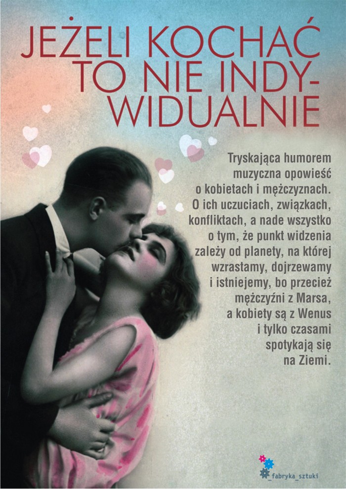 Plakat JEŻELI KOCHAĆdobry