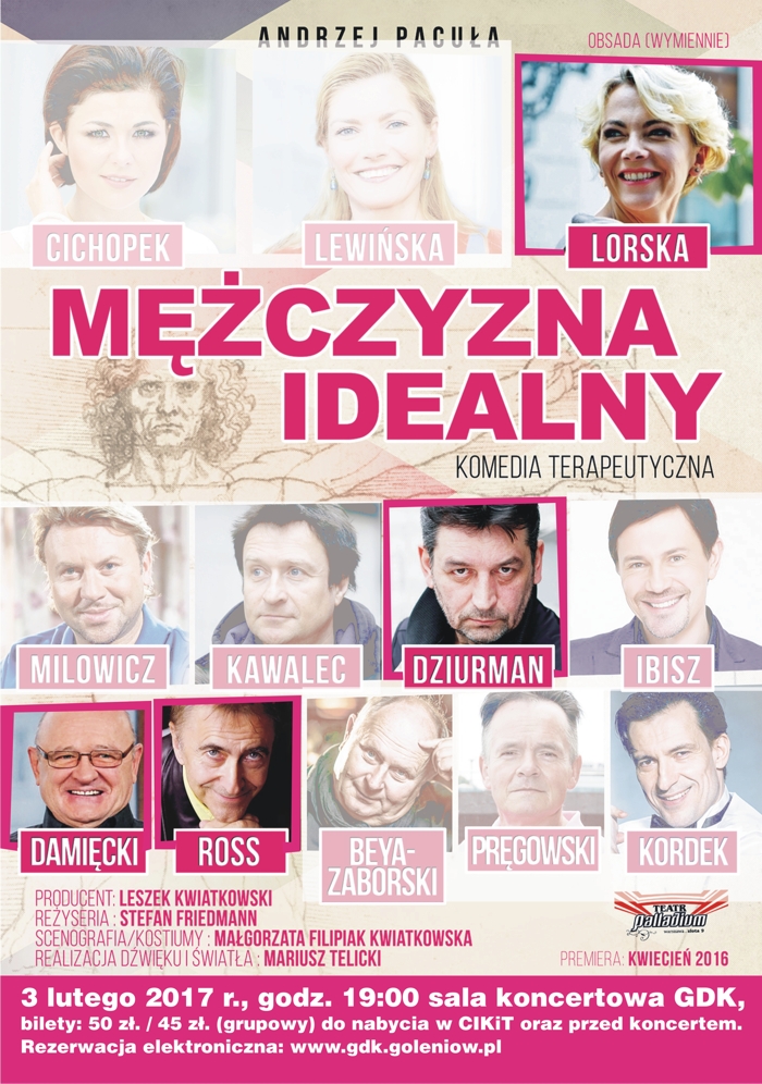 MMężczyzna idealny plakat INTERNET