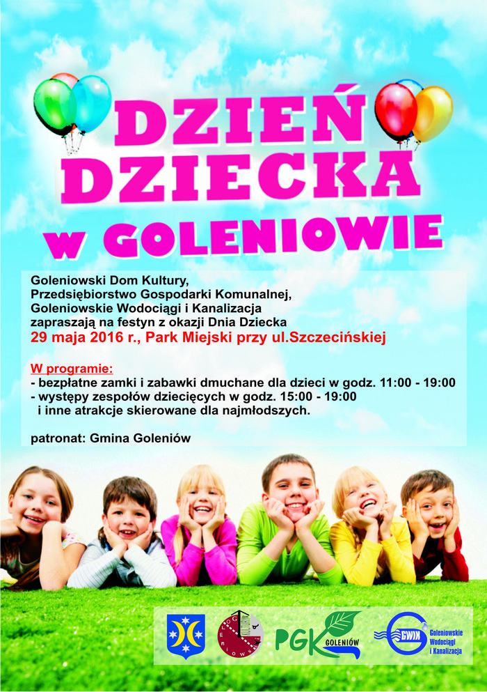 Plakat Dzień Dziecka 100x70