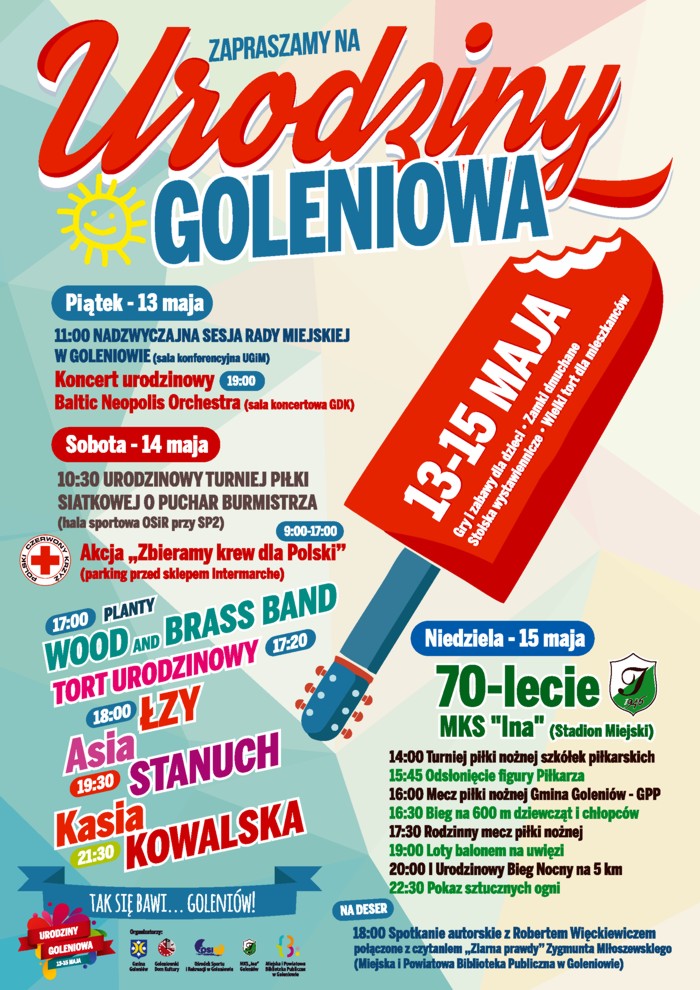 Plakat internet urodziny Goleniowa
