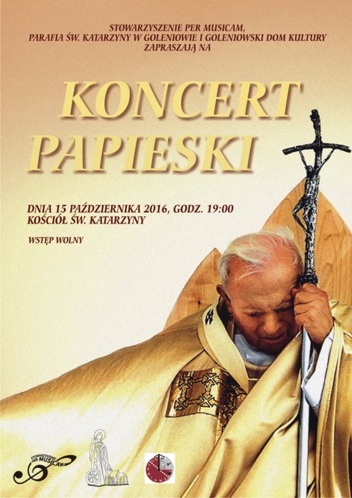 Plakat DNI PAPIESKIE