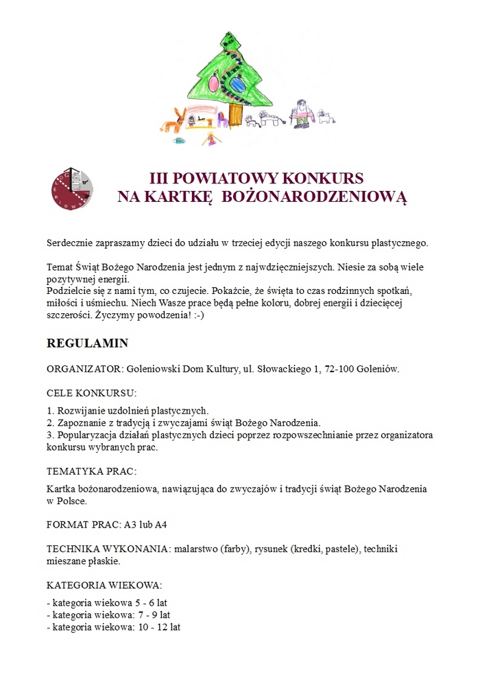 popr.III Powiatowy Kartka Boże Narodzenie