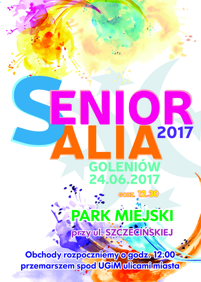 Plakat Senioralia www